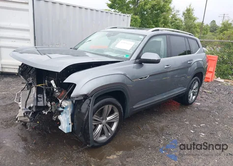 2019 Volkswagen Atlas 3.6L V6 Sel R-Line z USA, uszkodzony, nr VIN 1V2RR2CA3KC620399